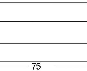 3" Height x 38" Width x 75" Length HDF Density 1.8 ILD