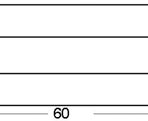 5" Height x 60" Width x 60" Length MDF Density 1.8 ILD