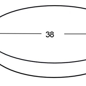 3" Height x 38" Diameter Circle HDF Density 1.8 ILD