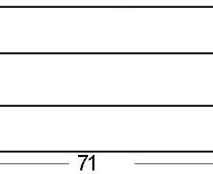 6" Height x 24" Width x 71" Length MDF Density 1.8 ILD