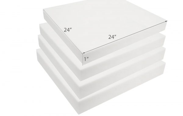 High Density 1" Height x 24" Width x 24" Length - Pack of 4 - Image 2