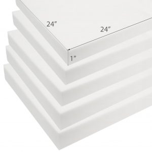 FoamTouch High Density 4'' Thickness x 32'' Width x 74'' Length Upholstery  Foam Sheet