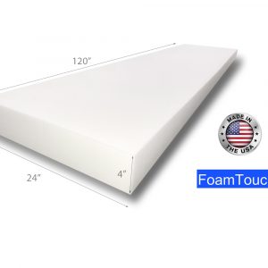 5 pcs. of FoamTouch High Density 4"x24"x120"