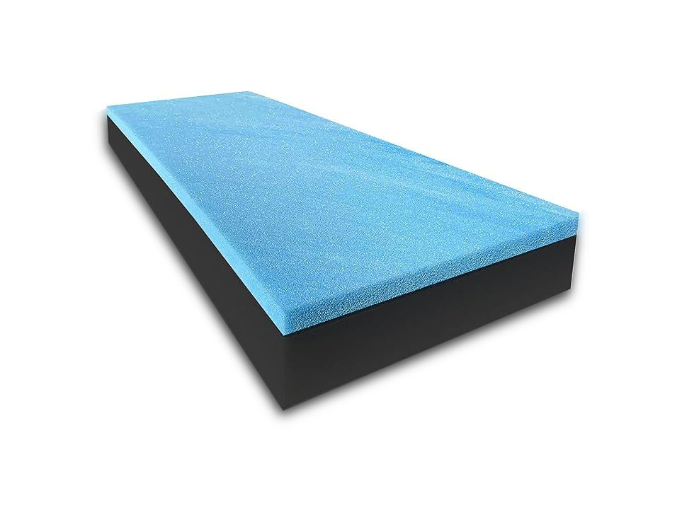 2 pieces of FoamTouch 6” x 36” x 80” Gel Memory Foam Over Charcoal Foam, 1″ Gel Memory Foam Over 5” High Density Charcoal Foam, RV Mattress